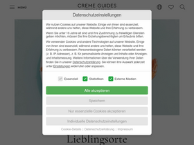 'cremeguides.com' screenshot