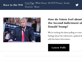'racetothewh.com' screenshot