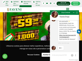 'faveni.edu.br' screenshot