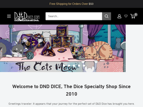 'dnddice.com' screenshot
