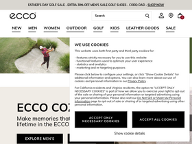 'ecco.com' screenshot
