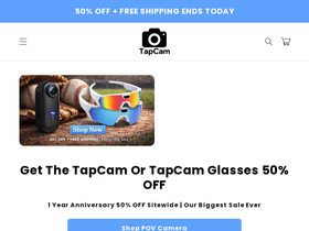 tapcamstore.com homepage screenshot