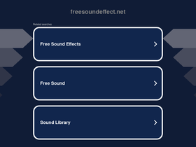 'freesoundeffect.net' screenshot