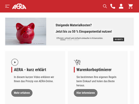 'aera-online.de' screenshot