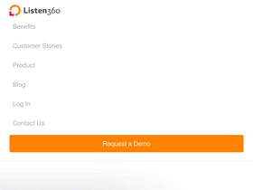 'listen360.com' screenshot