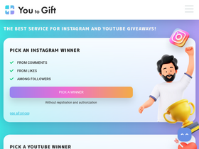 'youtogift.com' screenshot