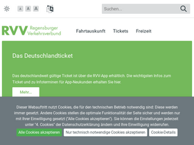 'rvv.de' screenshot