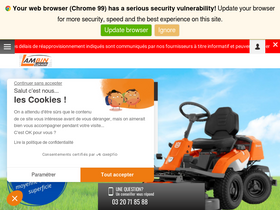 'lambin.fr' screenshot