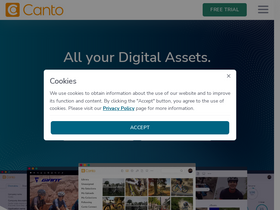 'canto.com' screenshot
