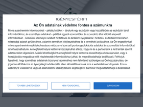 'igenyesferfi.hu' screenshot