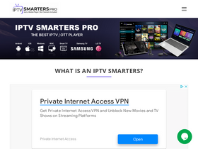 'iptvsmarters.com' screenshot