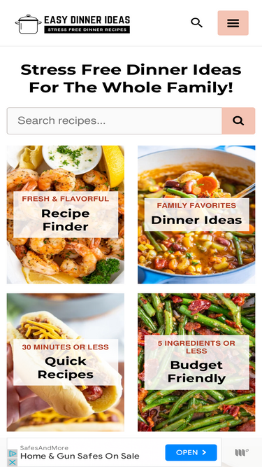 easydinnerideas.com