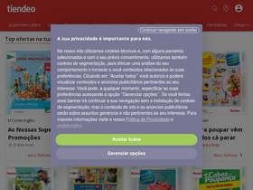 'tiendeo.pt' screenshot