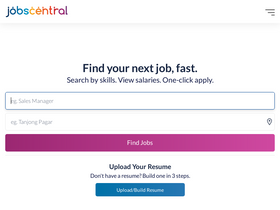 'jobscentral.com.sg' screenshot