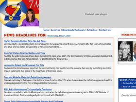 '7newsbelize.com' screenshot