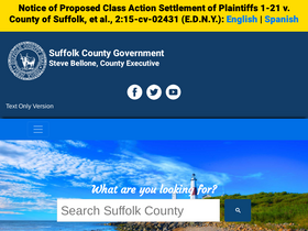 'suffolkcountyny.gov' screenshot
