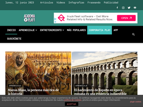 'academiaplay.es' screenshot