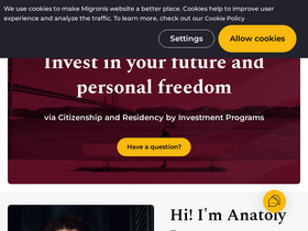 'migronis.com' screenshot