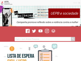 'uepb.edu.br' screenshot