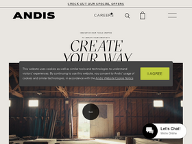 'andis.com' screenshot