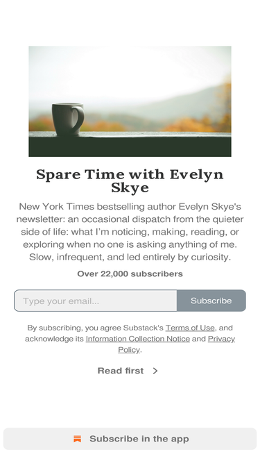 evelynskye.substack.com