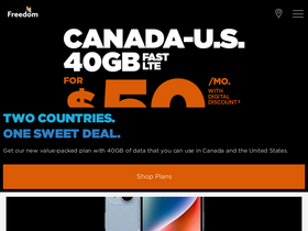 'freedommobile.ca' screenshot