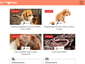 'animalpedia.it' screenshot