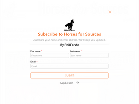 'horsesforsources.com' screenshot