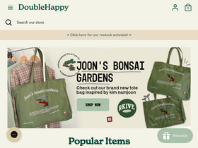 doublehappyco.com homepage screenshot