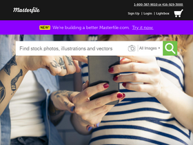 'masterfile.com' screenshot