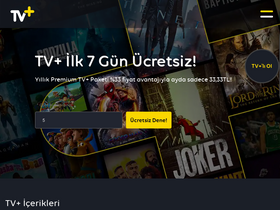 'tvplus.com.tr' screenshot