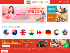 '1800giftportal.com' screenshot