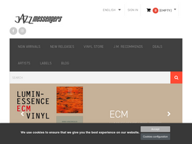 'jazzmessengers.com' screenshot