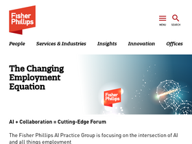'fisherphillips.com' screenshot