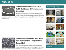 'arafuru.com' screenshot