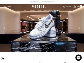 Soul Gallery SA website screenshot