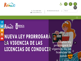 'renca.cl' screenshot