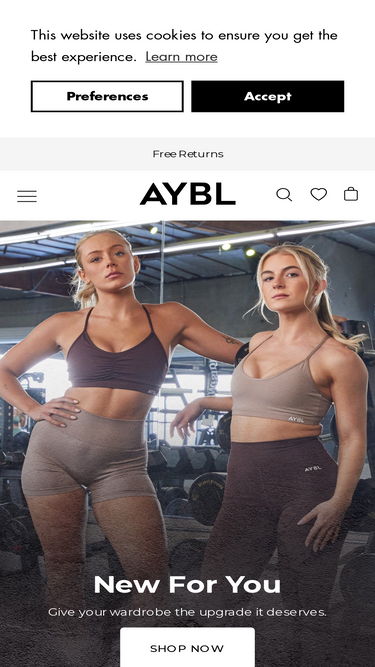 MarkUpgrade on X: From @BeAybl to Aybl(.)com: A Gymwear Brand's