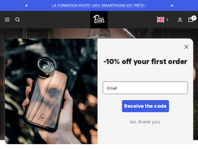 Pixter homepage screenshot