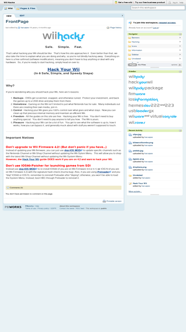 wiihacks.pbworks.com