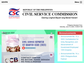 'ro2.csc.gov.ph' screenshot