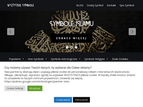 'wszystkiesymbole.pl' screenshot