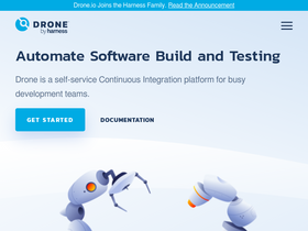 'drone.io' screenshot