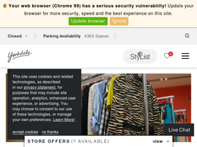 'yorkdale.com' screenshot