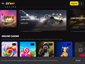 'lvbet.com' screenshot