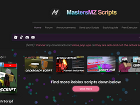 'mastersmzscripts.com' screenshot