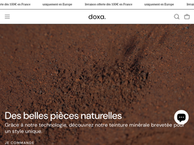 doxa.organic homepage screenshot