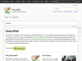 'dokuwiki.org' screenshot