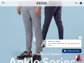 'kasual.id' screenshot