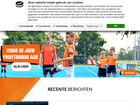 'handbal.nl' screenshot